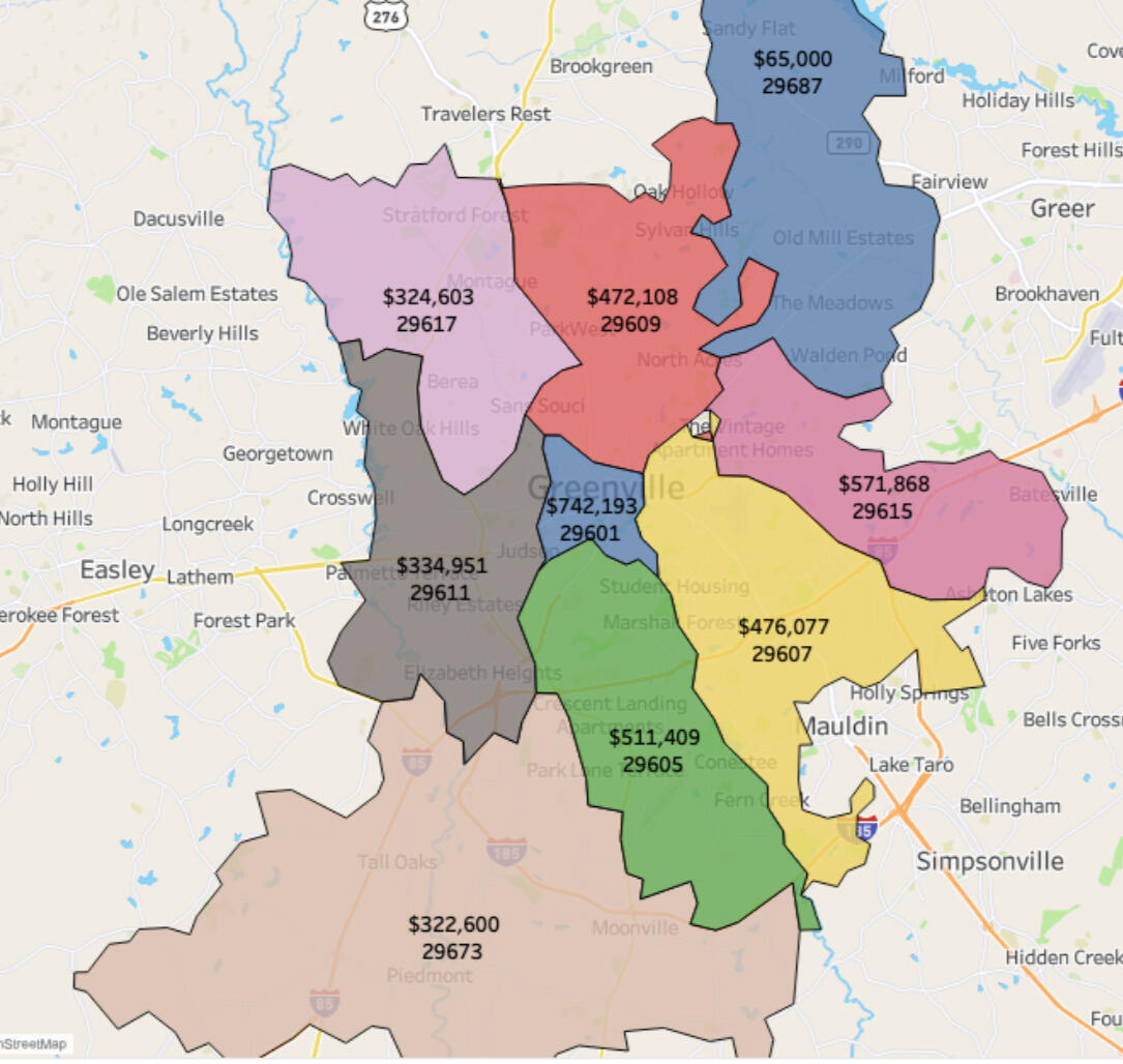 Greenville Housing ETL &amp; Analysis
